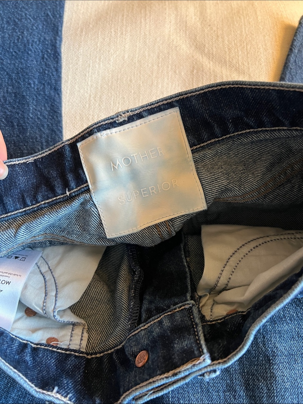 MOTHER Denim Lil Mother Half Pipe Ankle Jeans in Did You Bring Me Anything - 25 - Picture 12 of 16